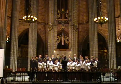Concert in Cathedral of Barcelona 2011 The ATH Choir of Bielsko-Biala T.Sarsany- Salve Mater Misericordiae 